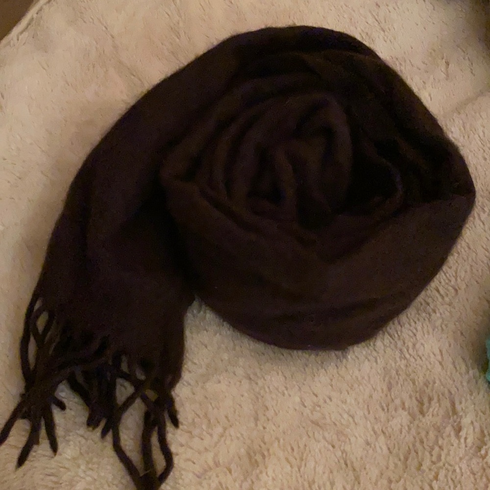 JCrew chocolate brown scarf
